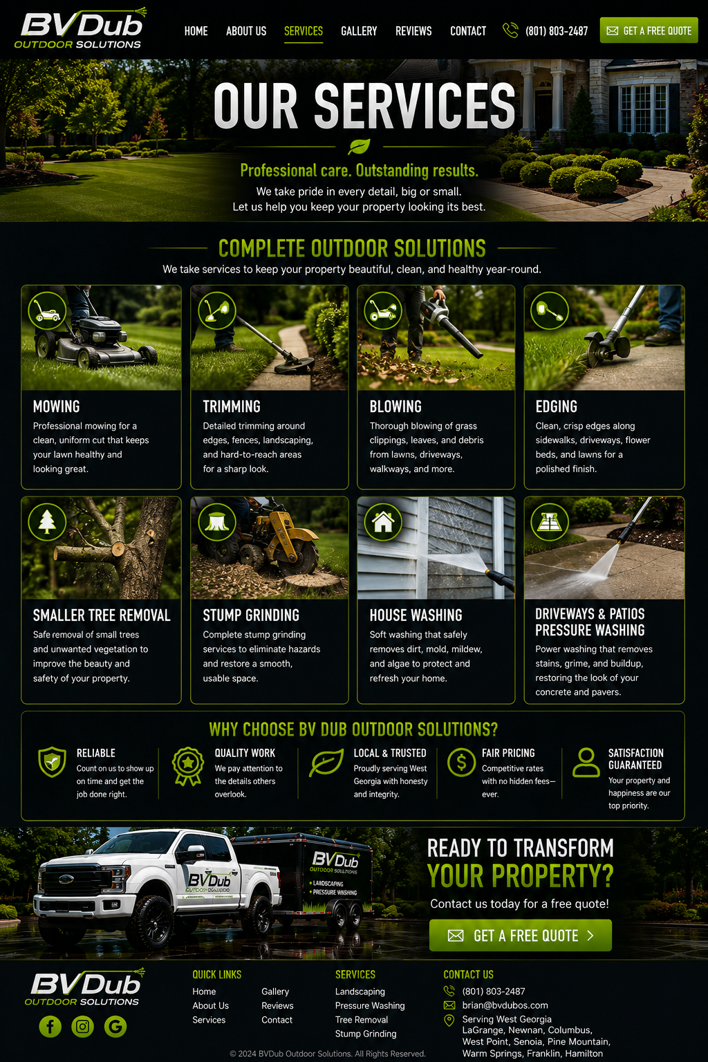 BV Dub Outdoor Solutions Services